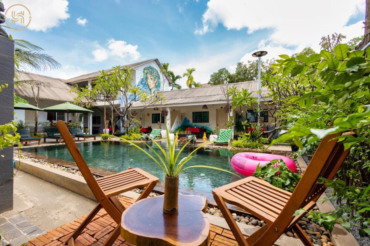 Hak Huot Residence Sziemreap Kültér fotó